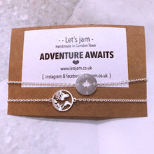 Load image into Gallery viewer, Adventure Awaits ❥ Set of 2 Bracelets