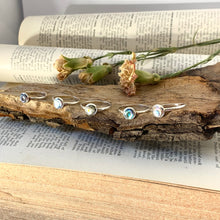 Load image into Gallery viewer, Silver Ring • Abalone • 925 Sterling Silver