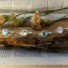 Load image into Gallery viewer, Silver Ring • Abalone • 925 Sterling Silver