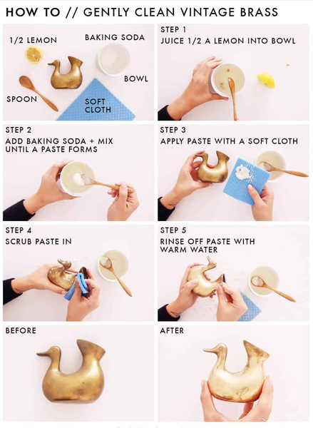 ❥ How to clear your brass?