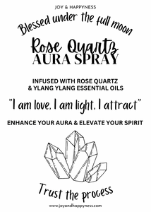 Aura Quartz - Infused with Crystals & Blessed Under Full Moon