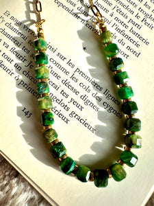 Green Tiger’s Eye Necklace