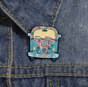 Pins / Badge - Travel Volkswagen Van