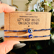 Load image into Gallery viewer, Matching Bracelets • Let’s Keep An Eye On Each Other
