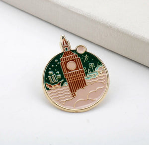 Pins / Badges ❥ London Skyline - Big Ben