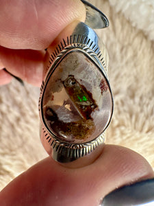 Handmade & Sterling Silver Rings Collection - Mexican Opal