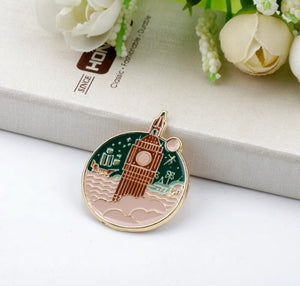 Pins / Badges ❥ London Skyline - Big Ben