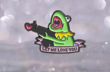 Load image into Gallery viewer, Pins / Badge - Kermit the Frog with a Gun
