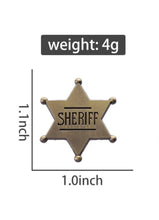 Load image into Gallery viewer, Pins / Badge - Sheriff Star
