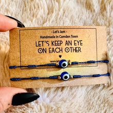 Load image into Gallery viewer, Matching Bracelets • Let’s Keep An Eye On Each Other
