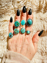 Load image into Gallery viewer, Handmade &amp; Sterling Silver Rings Collection - Turquoise
