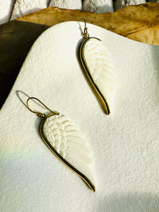 Handcrafted Earrings • Angel Wings