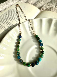 Blue Tiger’s Eye Necklace