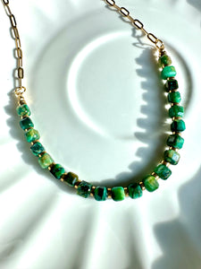 Green Tiger’s Eye Necklace