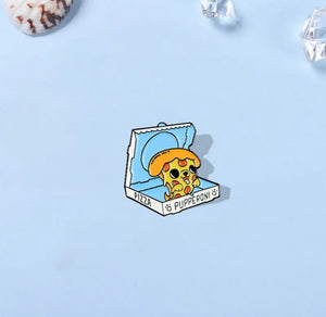 Pins / Badge - Pizza Pepperoni Doggy