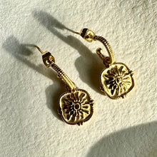 Load image into Gallery viewer, Moon &amp; Sun Reversible • 18k Gold Plated / Stainless Steel Earrings
