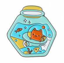 Load image into Gallery viewer, Pins / Badge - Cats in a Bottle
