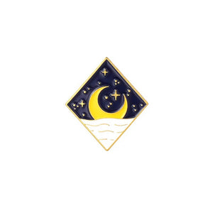 Pins / Badges - Sun & Moon Pair