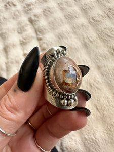 Handmade & Sterling Silver Rings Collection - Mexican Opal