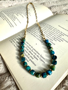 Blue Tiger’s Eye Necklace