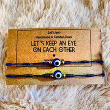 Load image into Gallery viewer, Matching Bracelets • Let’s Keep An Eye On Each Other
