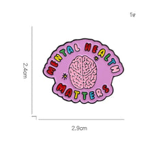 Load image into Gallery viewer, Pins / Badge - Mental Health Matters
