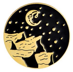 Pins / Badges - Gold Mountain