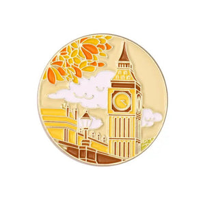 Pins / Badges ❥ London Skyline - Big Ben