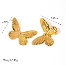 Load image into Gallery viewer, Butterfly • Stainless Steel Earrings
