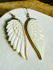 Handcrafted Earrings • Angel Wings