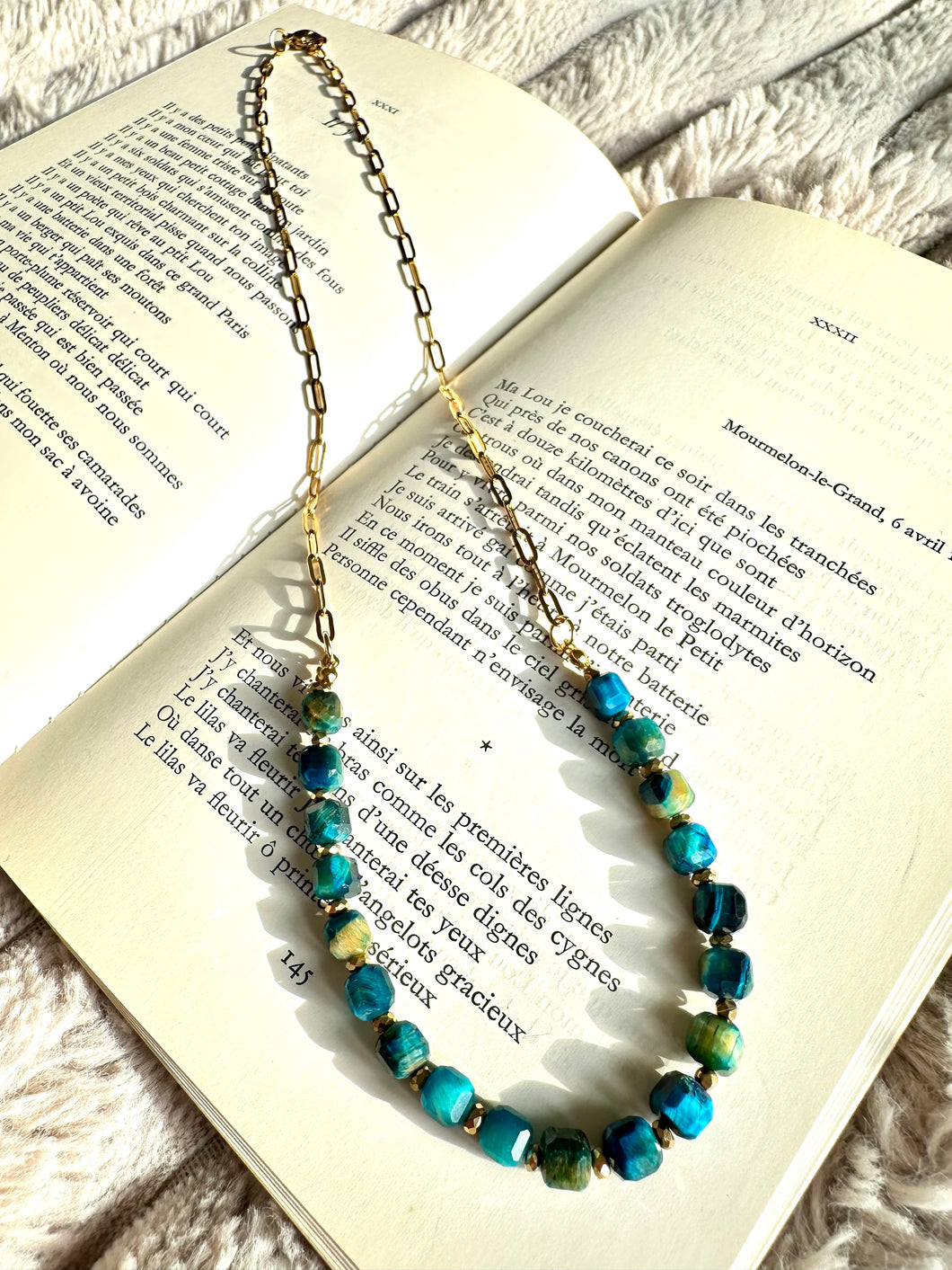 Blue Tiger’s Eye Necklace