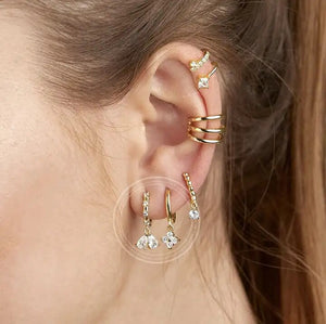 925 Sterling Silver Earrings • Flowers