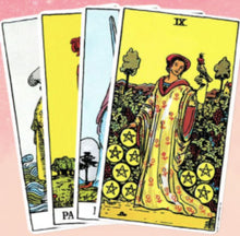 Load image into Gallery viewer, “The Rider” Tarot by Smith-Waite + Bag + Smudging Stick
