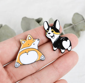 Pins / Badges - Dog Corgi