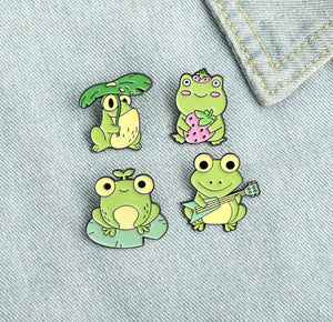 Pins / Badge - Cute Frogs Collection