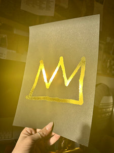 Prints ❥ "The Crown" hommage to Basquiat