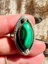 Load and play video in Gallery viewer, Handmade &amp; Sterling Silver Rings Collection - Malachite
