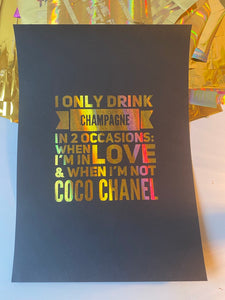 Prints -❥ Coco Chanel