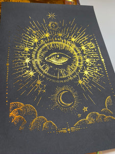 Prints ❥ Omniscient Eye In The Sky