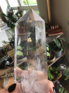 Crystal Point ⟁ Clear Quartz • Unique Piece (Large Size)