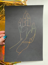 Load image into Gallery viewer, Prints ❥ One Line Buddha&#39;s Hand
