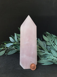 Crystal Point ⟁ Rose Quartz • Unique Piece