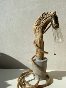 Lamp ❥ One of a Kind • Concrete & Wood #1