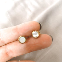 Load image into Gallery viewer, Stud Earrings - Mother of Pearl
