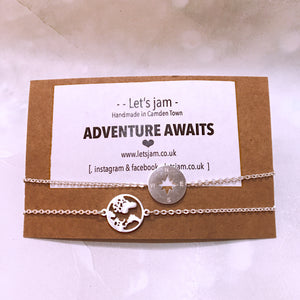 Matching Bracelets • Adventure Awaits