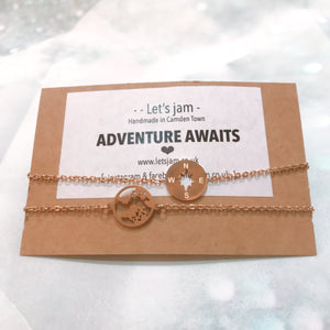 Matching Bracelets • Adventure Awaits