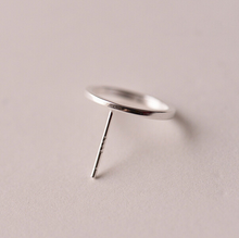 Load image into Gallery viewer, Stud Earrings • Sterling Silver • Hollow Circle
