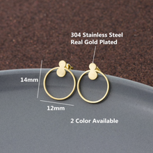 Load image into Gallery viewer, Stud Earrings • Minimal • Little Round
