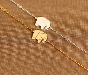 Charm Bracelet • Elephant • Origami