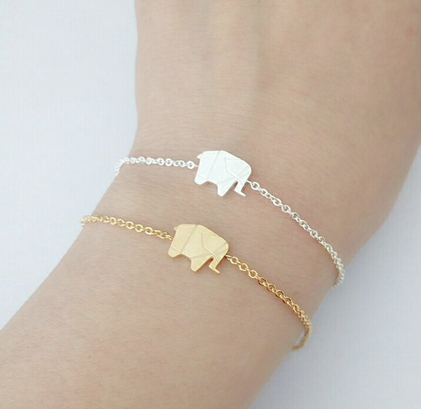 Origami 2025 elephant bracelet